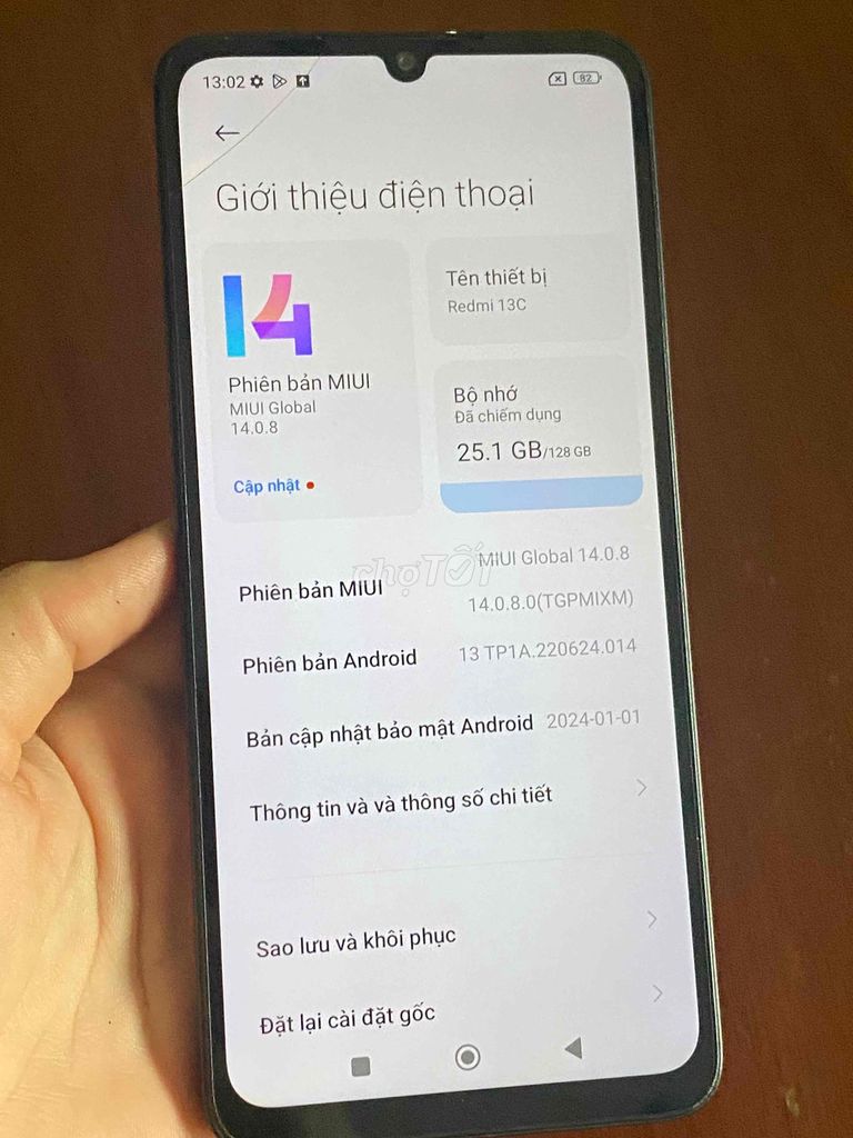 Xiaomi Redmi 13C 128GB Zin-  bản 2 sim. Mua bán Điện thoại tại Huyện Củ Chi Tp Hồ Chí Minh được đăng bởi Linh hình 1
