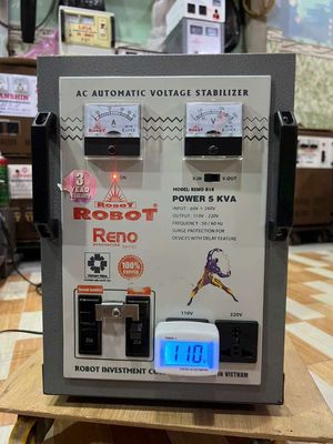 Bán ổn áp robot nero 5kva dải 60V. Mua bán Nội thất, đồ gia dụng khác tại Huyện Bến Lức Long An được đăng bởi Tình Tuân Group