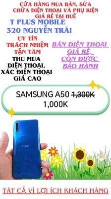 samsung a50 chỉ 1tr ở T Plus Mobile nha ace ơi. Mua bán Điện thoại tại Thành phố Huế Thừa Thiên Huế được đăng bởi T PLUS MOBILE MUA BÁN ĐIỆN THOẠI