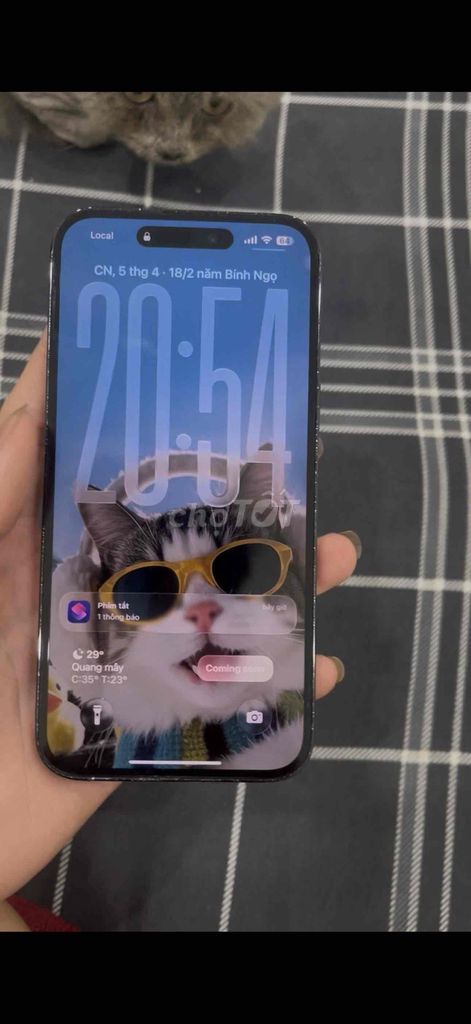 iPhone 14 Pro Max 128GB Đen Đã sử dụng. Mua bán Điện thoại tại Huyện Hoài Đức Hà Nội được đăng bởi 越英 hình 1