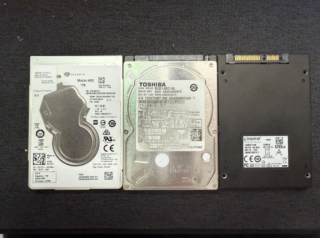 Ổ cứng HDD SSD Cũ. Mua bán Linh kiện (RAM, Card...) tại Huyện Bình Chánh Tp Hồ Chí Minh được đăng bởi Thức Đỗ hình 1