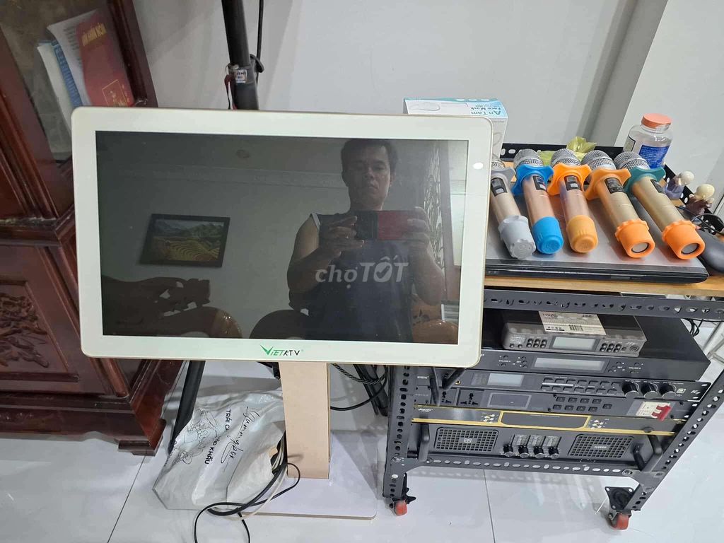 Thiết bị karaoke VIETKTV Bạc Trắng Cũ Mới. Mua bán Tivi, Âm thanh tại Thành phố Biên Hòa Đồng Nai được đăng bởi Lê Toan  hình 1