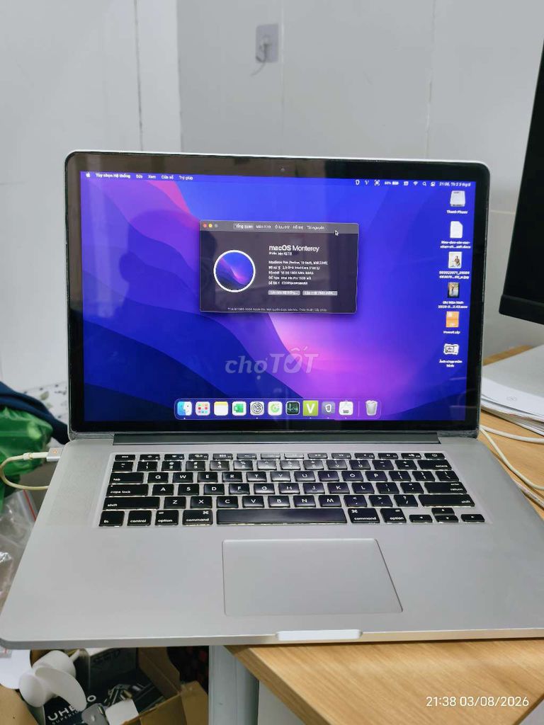 Macbook Pro 15 inch 2015 16/512 card 2GB. Mua bán Laptop tại Quận Ninh Kiều Cần Thơ được đăng bởi Thanh Phước Foto97 hình 1