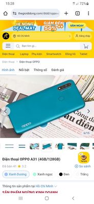 Oppo a 31. Mua bán Điện thoại tại Thành phố Thủ Đức Tp Hồ Chí Minh được đăng bởi Vvang Vvang