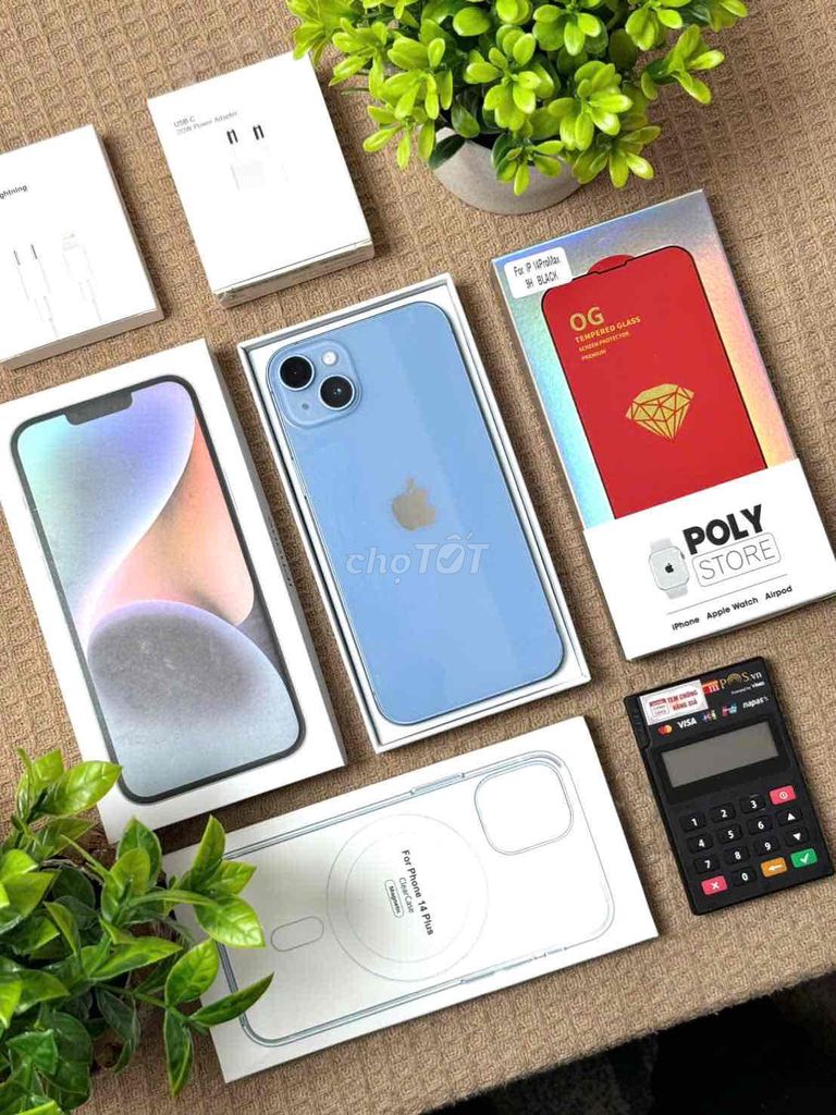 📲 iPhone 14 Plus 128GB Xanh 99% Cực đẹp. Mua bán Điện thoại tại Quận Bình Tân Tp Hồ Chí Minh được đăng bởi POLY STORE APPLE hình 1