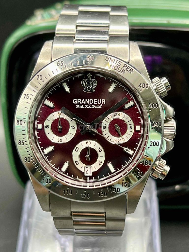 Đồng Hồ Nam Grandeur size 42mm luôn núm