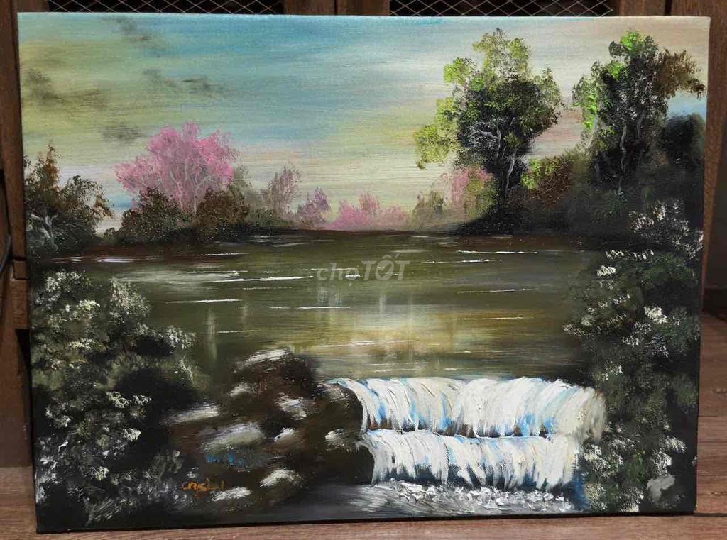 170k Tranh sơn dầu Phong cảnh 30cm x 40cm. Mua bán Đồ sưu tầm, đồ cổ tại Quận Bình Tân Tp Hồ Chí Minh được đăng bởi Tin Còn Hàng Còn hình 1