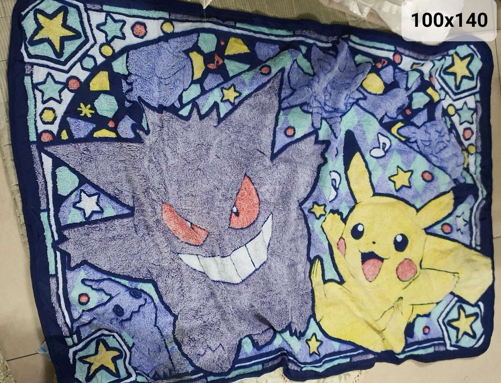 Mền khăn pokemon tem sega nhật bản