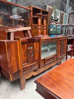 Tủ buffe gỗ- tủ chè xưa. Mua bán Tủ, kệ gia đình tại Quận 6 Tp Hồ Chí Minh được đăng bởi Kho Gỗ Cũ TpHCM