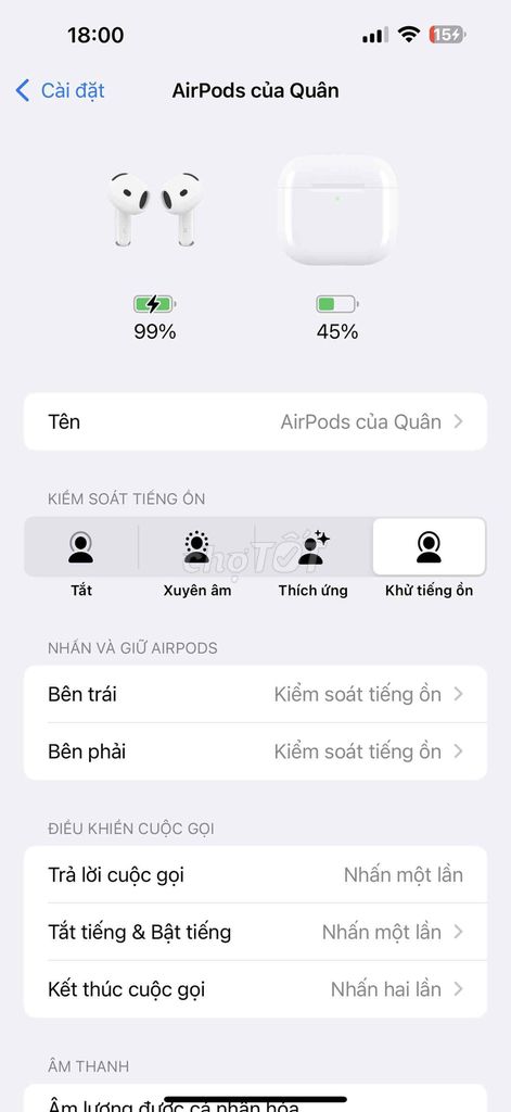 Airpod 4 ANC. Mua bán Tivi, Âm thanh tại Huyện Hóc Môn Tp Hồ Chí Minh được đăng bởi Minh Quân hình 2