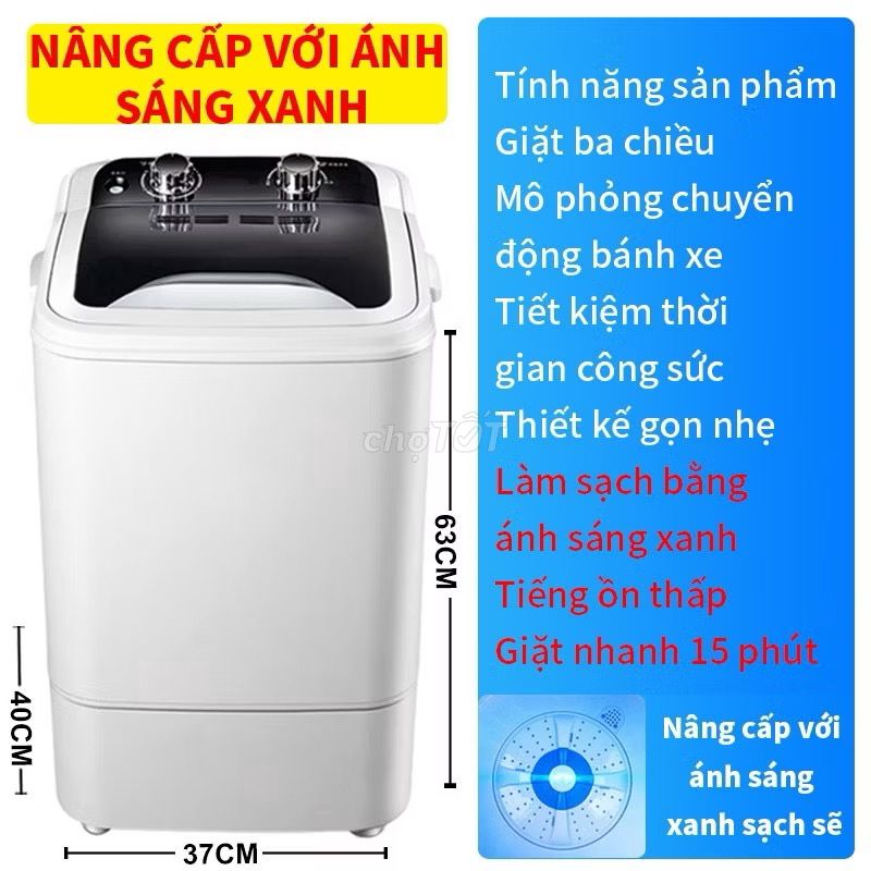 Máy giặt mini bán tự động giành cho sinh viên