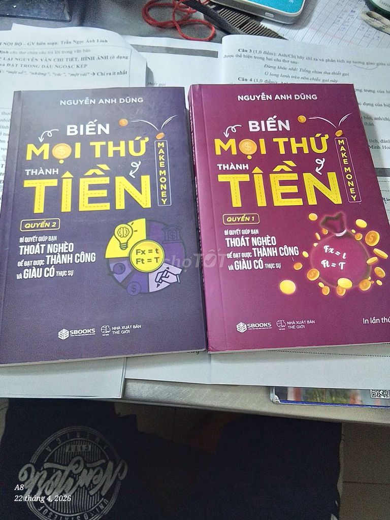 Sách Biến Mọi Thứ Thành Tiền. Mua bán Sách tại Quận 11 Tp Hồ Chí Minh được đăng bởi Tăng Minh Khang hình 1