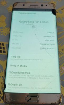 Samsung note fan edition 4/64 quốc tế 2 sim. Mua bán Điện thoại tại Huyện Thanh Thuỷ Phú Thọ được đăng bởi Đinh Tuân