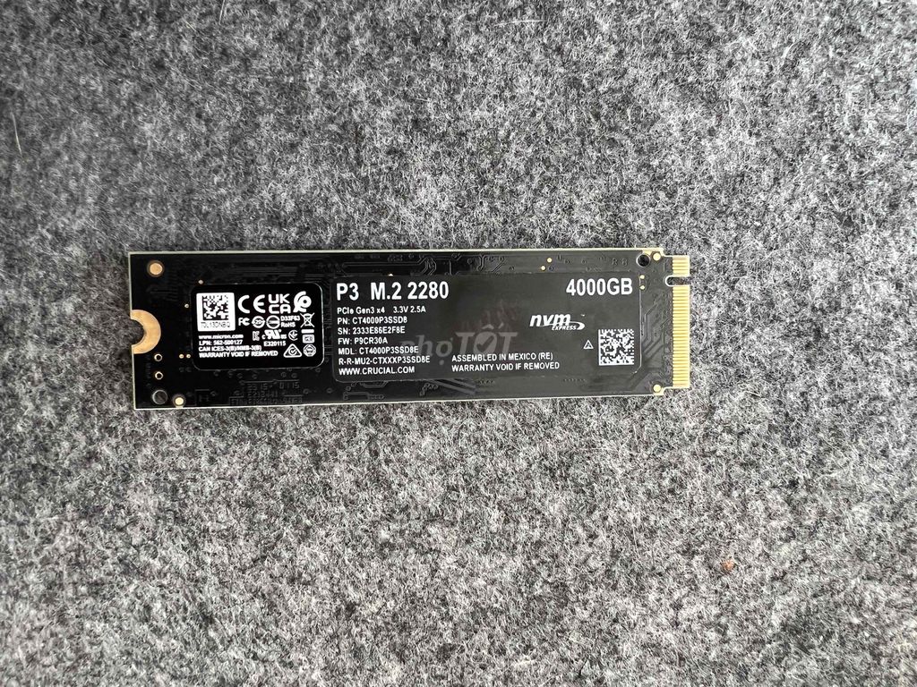 SSD Nvme 4Tb tốc độ cao