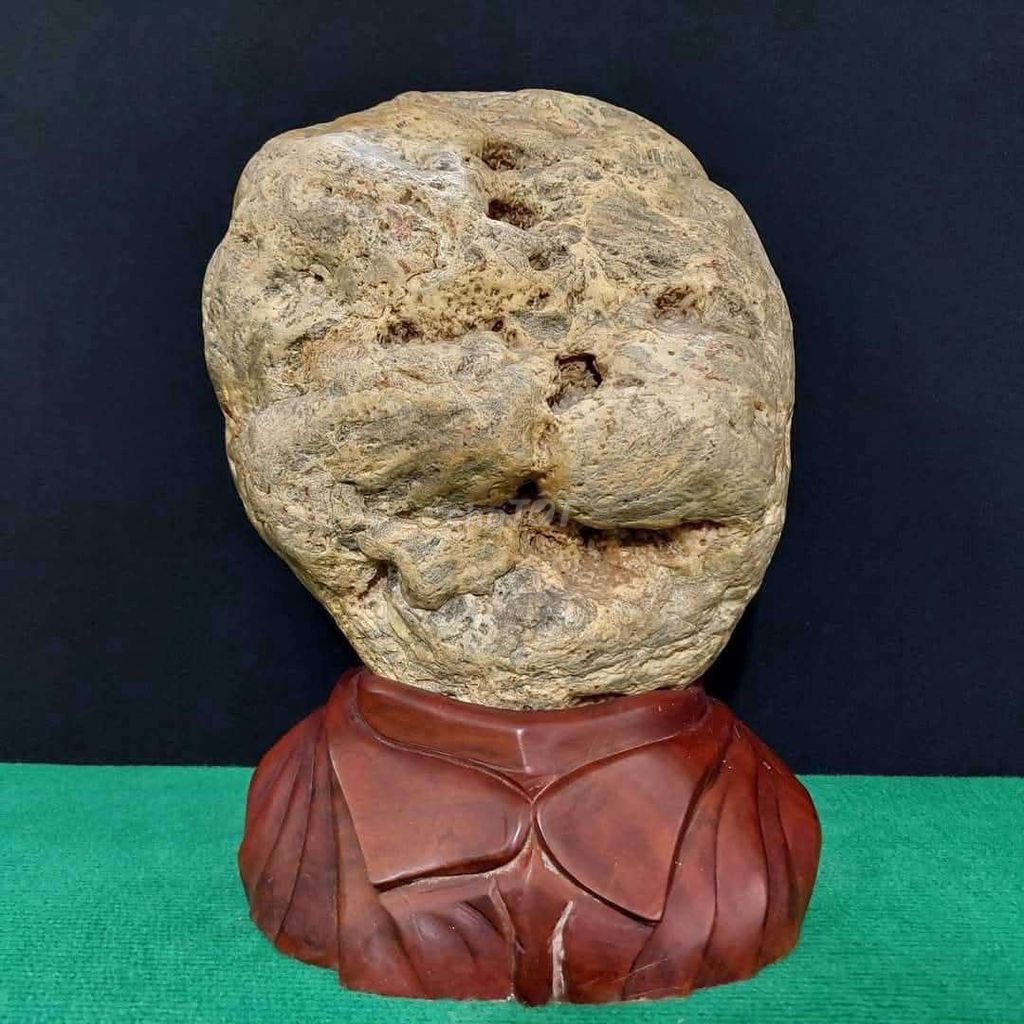 Đá cảnh đá suối tự nhiên 36cm nghệ thuật. Mua bán Đồ sưu tầm, đồ cổ tại Quận Hoàn Kiếm Hà Nội được đăng bởi Trần Xuân Dương hình 1