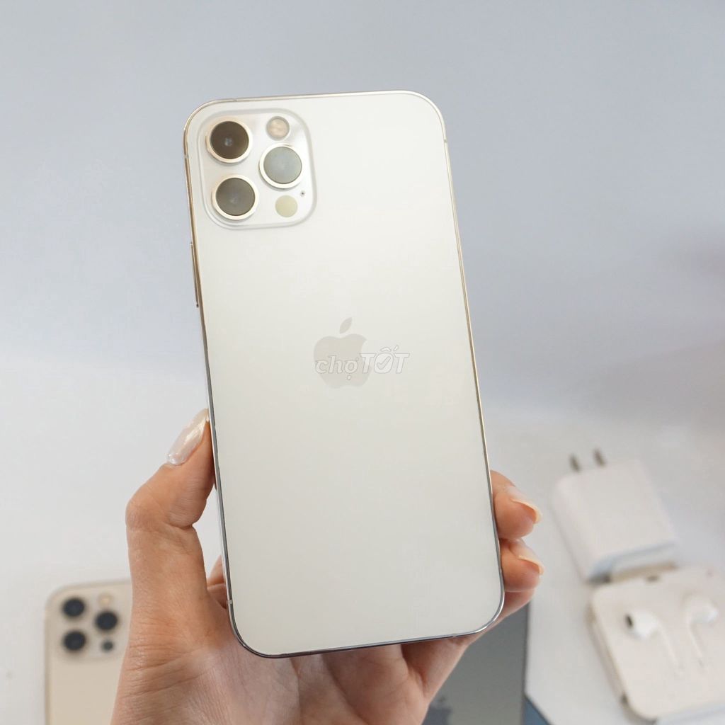 Apple iPhone 12 Pro 128GB Trắng. Mua bán Điện thoại tại Thị xã Bến Cát Bình Dương được đăng bởi Đinh Thúy Xinh  hình 1