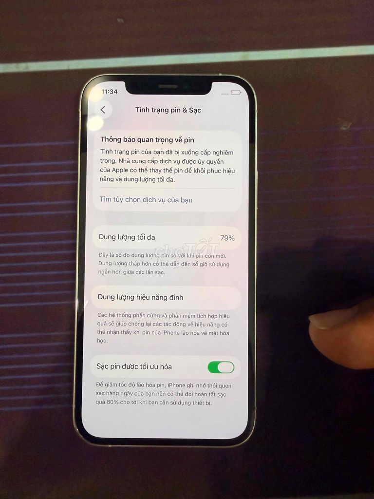 Apple iPhone 12 Pro 128GB Trắng JA 79%. Mua bán Điện thoại tại Quận 1 Tp Hồ Chí Minh được đăng bởi Mr Bách  hình 1