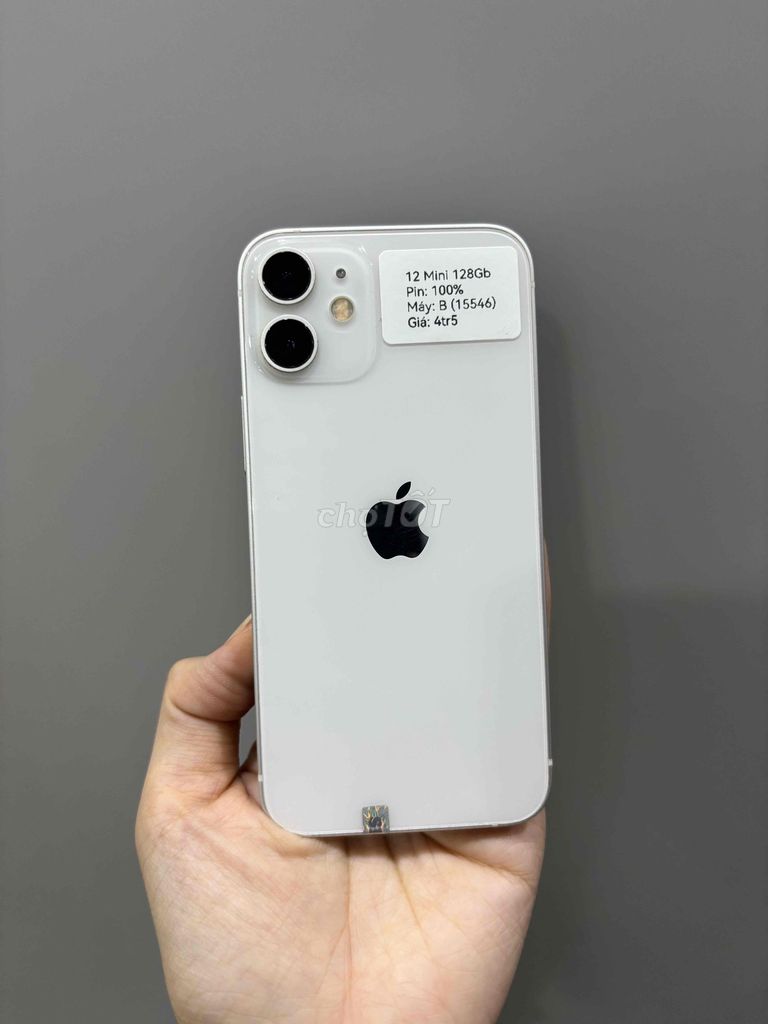 Apple iPhone 12 Mini 128GB Trắng Quốc Tế KHA. Mua bán Điện thoại tại Huyện Hóc Môn Tp Hồ Chí Minh được đăng bởi SIRI STORE HCM hình 1