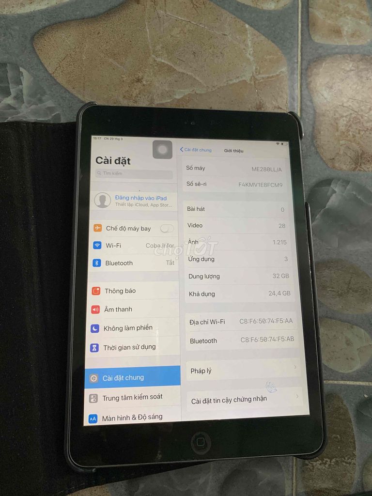 ipad mini 2 32gb. Mua bán Máy tính bảng tại Quận Ninh Kiều Cần Thơ được đăng bởi sơn hình 1