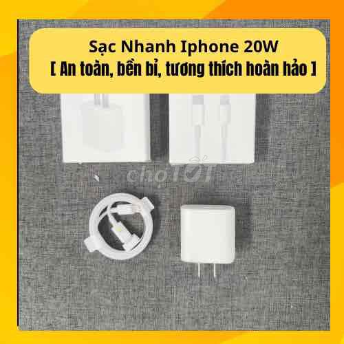 [ CAM KẾT_SẠC NHANH ] BỘ SẠC_NHANH_IPHONE 20W