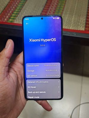 Xiaomi Redmi K50 Ultra 512GB Đen