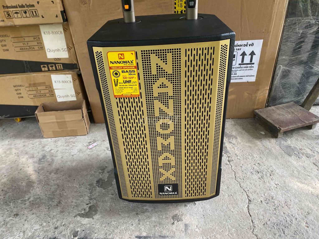 Thanh lý loa kéo 3tấc Nanomax SK-12F7. Mua bán Tivi, Âm thanh tại Huyện Mỏ Cày Nam Bến Tre được đăng bởi Hồ Audio MCN Bến Tre hình 1