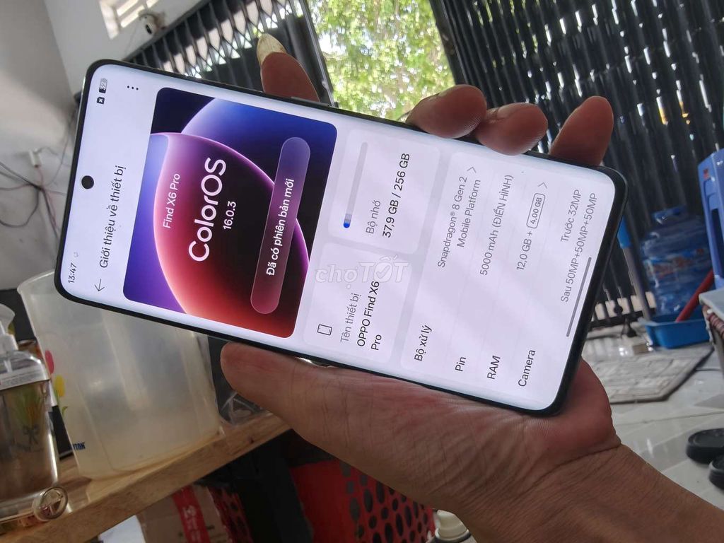 Oppo Find X6 Pro Xanh Camera đỉnh. Mua bán Điện thoại tại Thành phố Bến Tre Bến Tre được đăng bởi Từ Tuấn Bến Tre hình 1