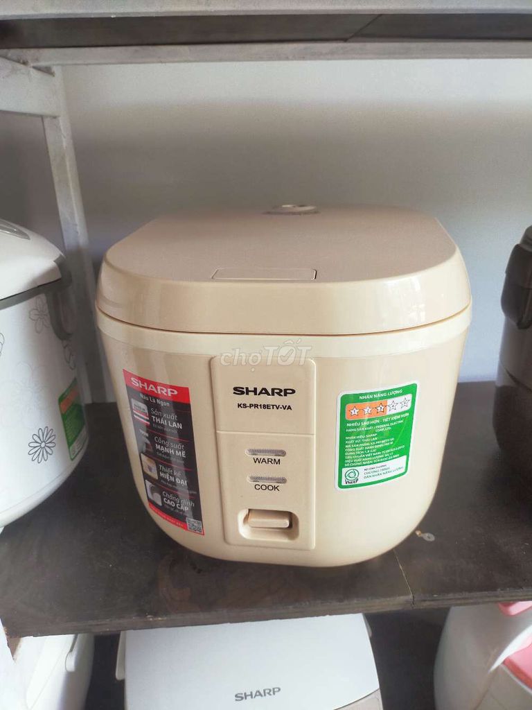 Nồi cơm điện Sharp KS-PR18E 1.8 lít, sx ở Thái Lan. Mua bán Bếp, lò, đồ điện nhà bếp tại Quận Cẩm Lệ Đà Nẵng được đăng bởi Bùi Văn Thái  hình 1
