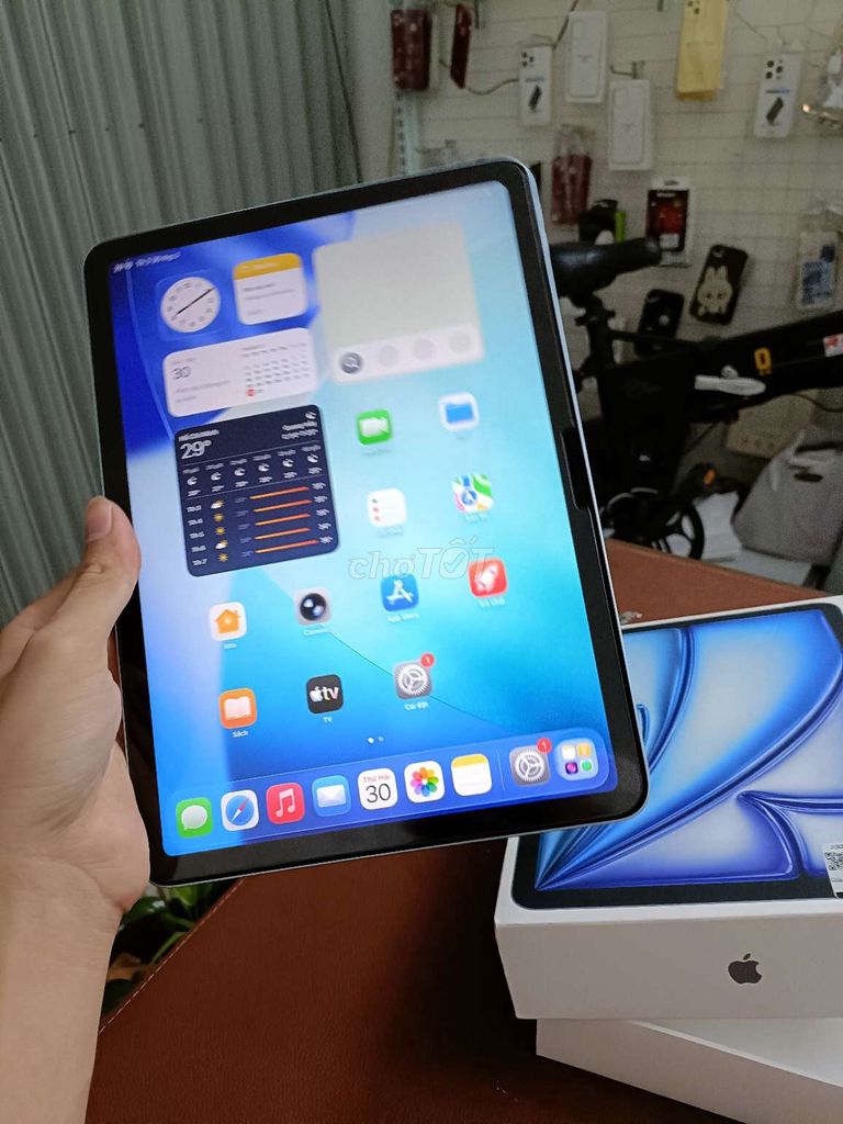 iPad Air 7 M3 11 inch 128GB WIFI keng pin 100. Mua bán Máy tính bảng tại Quận Thanh Khê Đà Nẵng được đăng bởi TT PHONE SALE hình 1
