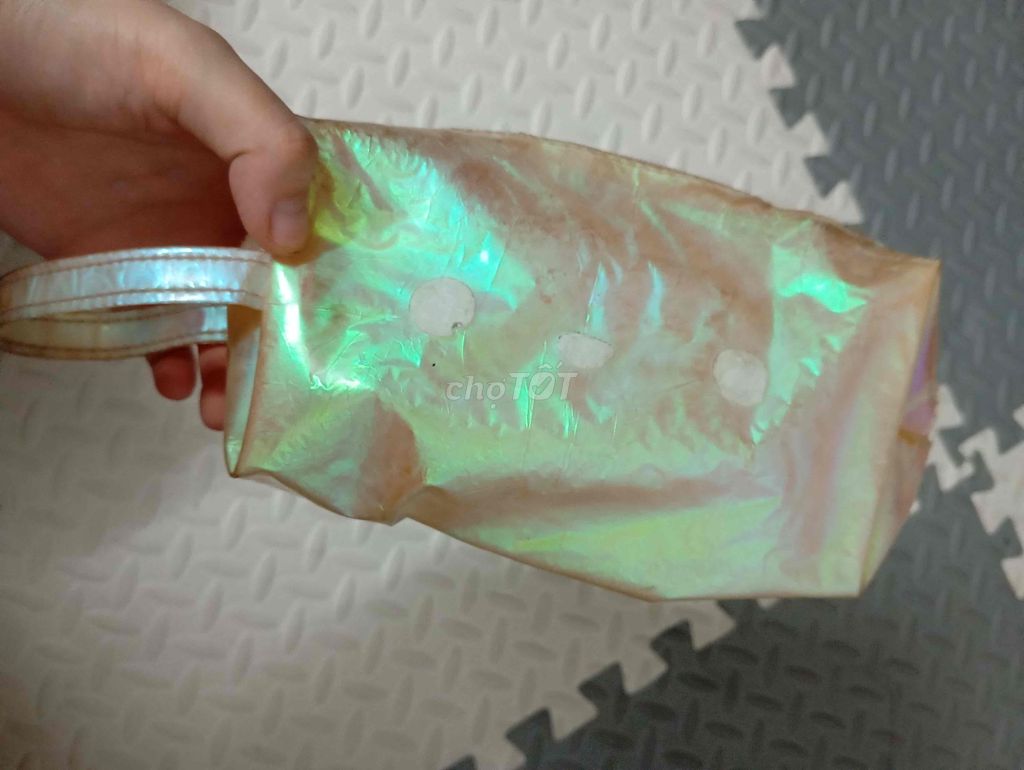 Túi đựng bút/ mỹ phẩm nữ nhựa Hologram. Mua bán Sở thích khác tại Quận Nam Từ Liêm Hà Nội được đăng bởi Diep hình 1