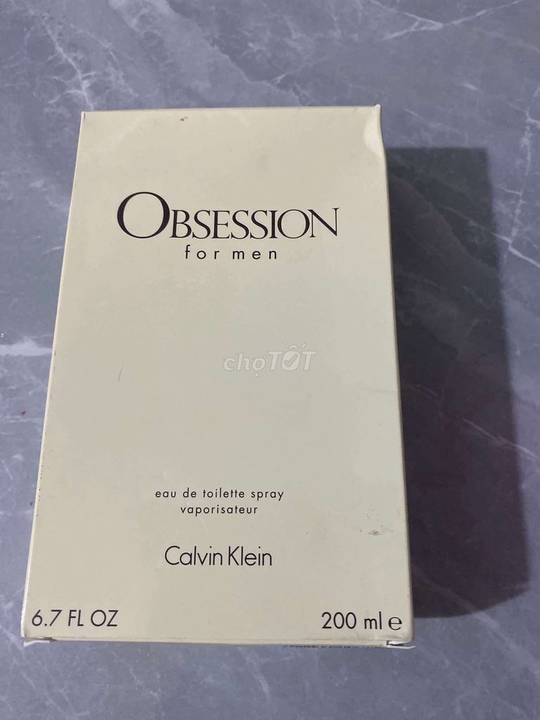 Nước hoa Calvin Klein Obsession Nam 200ml. Mua bán Nước hoa tại Quận Bình Thạnh Tp Hồ Chí Minh được đăng bởi BÉ hình 1