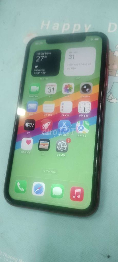 Apple iPhone 11 64GB Đỏ. Mua bán Điện thoại tại Huyện Hóc Môn Tp Hồ Chí Minh được đăng bởi Quang Phát hình 1