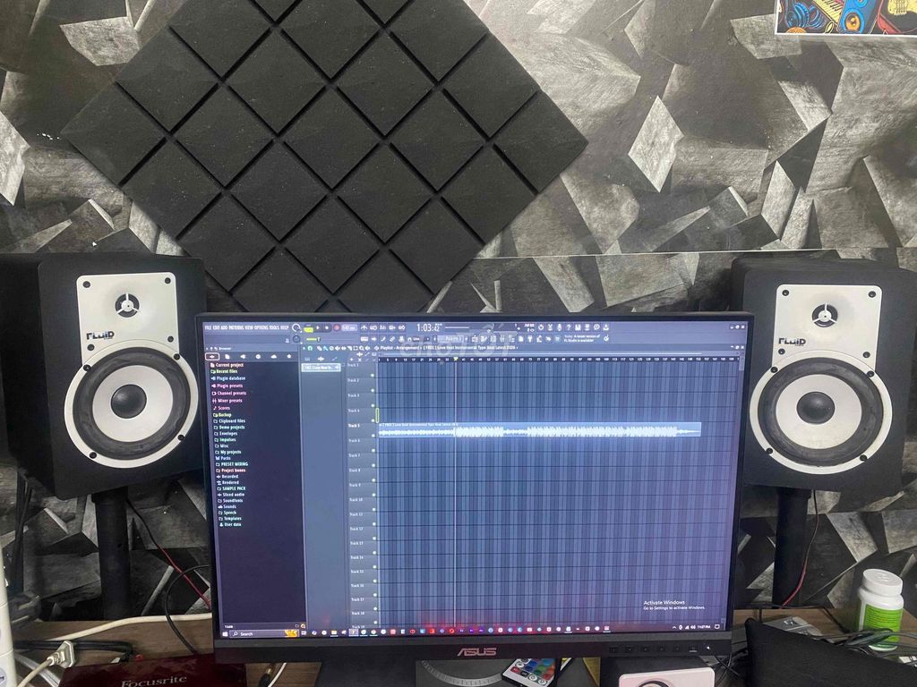 Loa kiểm âm Fluid Đen Đã sử dụng. Mua bán Tivi, Âm thanh tại Quận Tân Phú Tp Hồ Chí Minh được đăng bởi  C hình 1