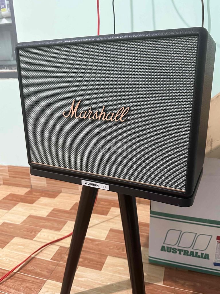 Loa Bluetooth Marshall Woburn III Đen. Mua bán Tivi, Âm thanh tại undefined Bình Phước được đăng bởi Nguyễn Công Huy hình 1