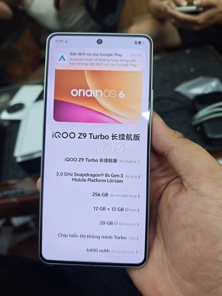 iQOO Z9 Turbo 12GB/256GB Trắng Snapdragon 8s Gen 3. Mua bán Điện thoại tại Quận Ba Đình Hà Nội được đăng bởi Duc Minh hình 1
