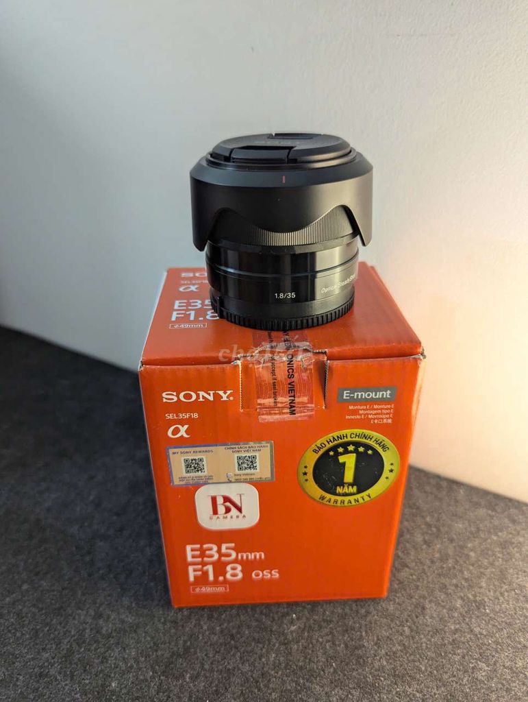 Ống kính Sony E 35mm f/1.8 OSS. Mua bán Máy ảnh, Máy quay tại Quận Liên Chiểu Đà Nẵng được đăng bởi Thành hình 1