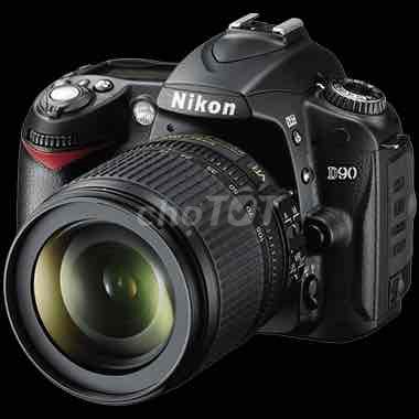 Máy ảnh Nikon D90 + kit 35-105MM (mới 90%)