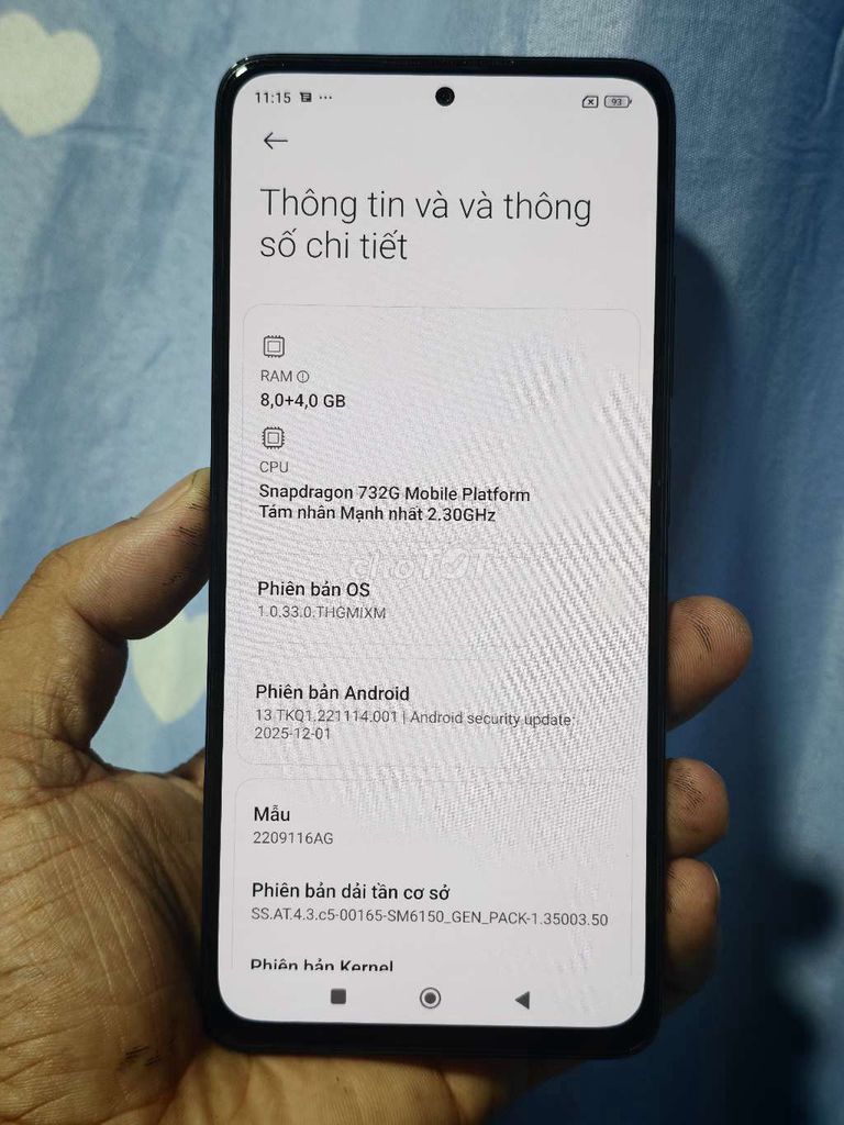 Xiaomi Redmi Note 12 Pro 8GB/128GB Xám. Mua bán Điện thoại tại Quận Nam Từ Liêm Hà Nội được đăng bởi Hoàng Đông hình 1