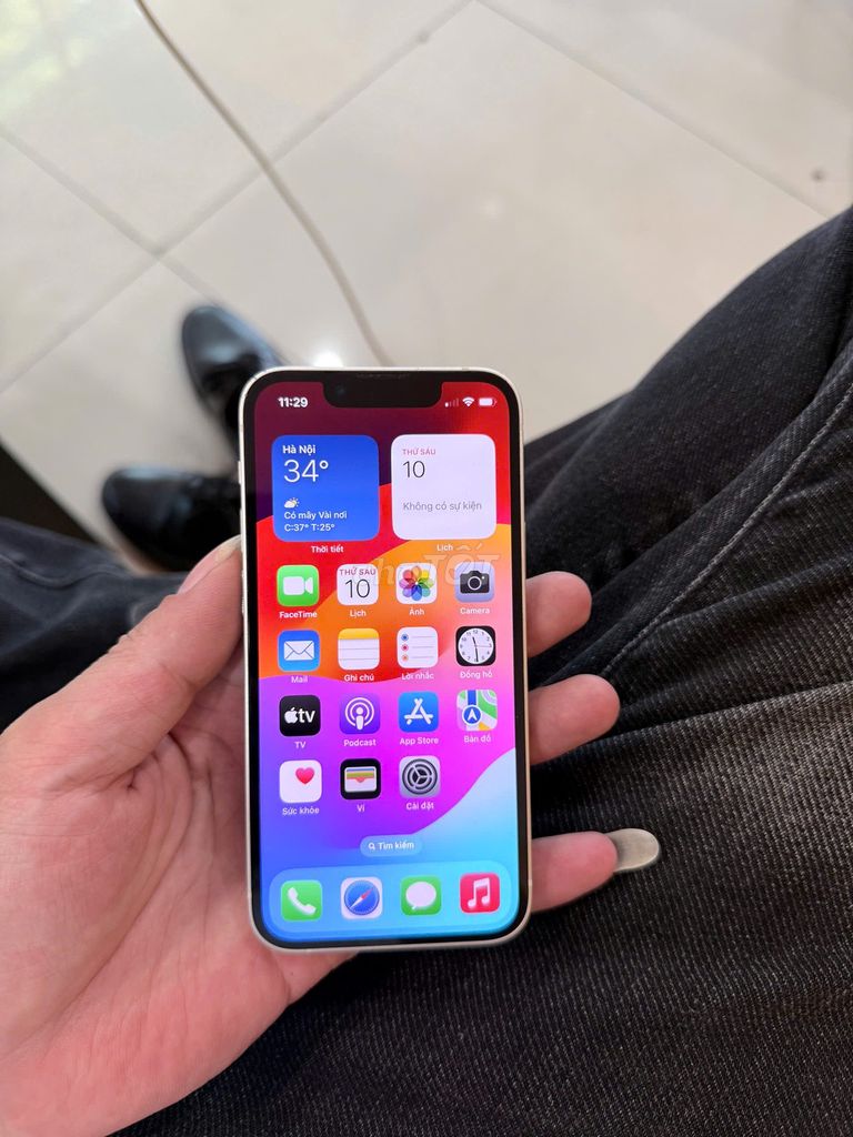 iPhone 13 Mini 128GB Trắng zin all ios17 siêu mượt. Mua bán Điện thoại tại Quận Cầu Giấy Hà Nội được đăng bởi Trai Họ Phạm hình 1