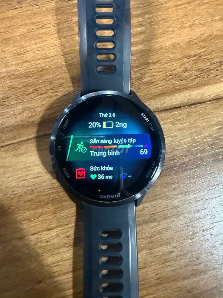 Garmin Forerunner 570 Xám. Mua bán Thiết bị đeo thông minh tại Quận Hà Đông Hà Nội được đăng bởi Thạch William  hình 1