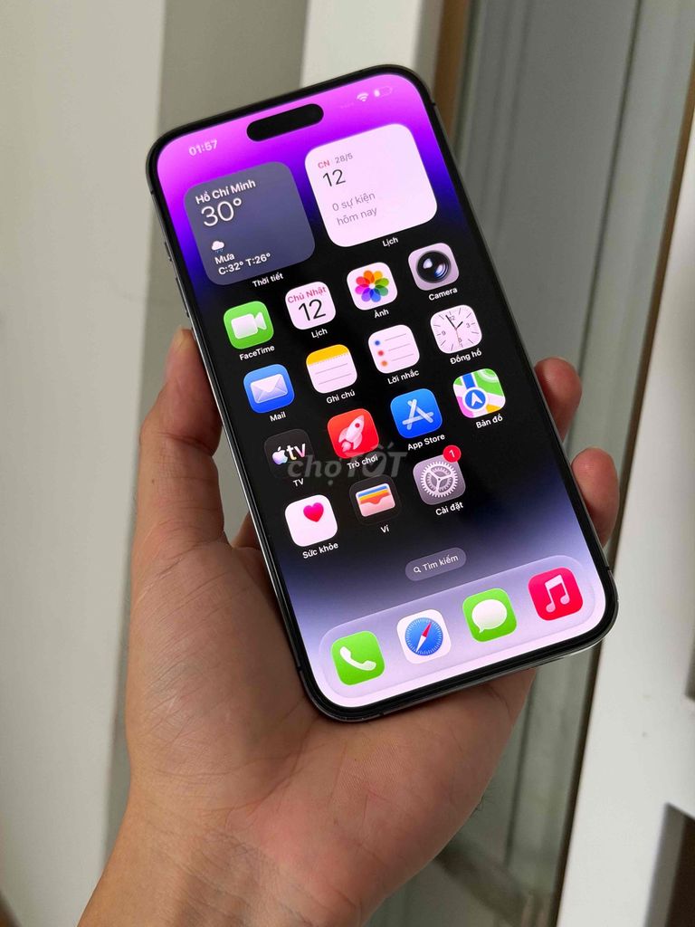 iPhone 14 Pro Max 128GB Việt Nam Đã sử dụng. Mua bán Điện thoại tại Quận Cái Răng Cần Thơ được đăng bởi Đức Xưởng Đức Khánh Lý hình 1
