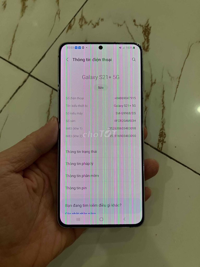 Bán Xác S21plus bản việt 2 sim hỏng hẳn màn. Mua bán Điện thoại tại Quận Hà Đông Hà Nội được đăng bởi Mạnh Mobile hình 1