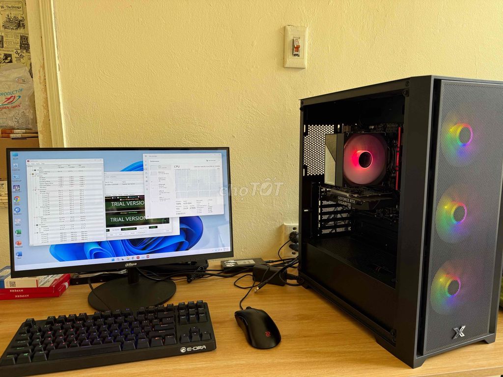 Bộ case đồ hoạ 12600k/b760m/16gb/500gb ssd/3050 6g. Mua bán Máy tính để bàn tại Quận Thanh Xuân Hà Nội được đăng bởi Hoàng Anh Dũng hình 1