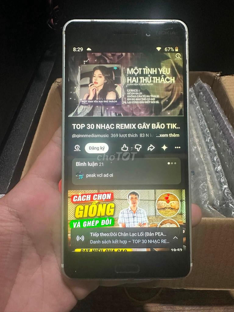 Nokia 32GB Trắng Android 9. Mua bán Điện thoại tại Quận 10 Tp Hồ Chí Minh được đăng bởi Hội Đồ Điện Tử hình 1