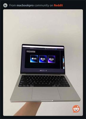 (NEW)MacBook Pro M5 14 inch 10 CPU 16GB/1TB Xám