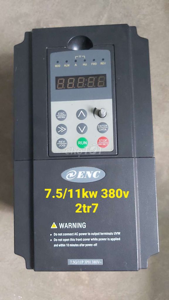 Biến tần ENC 7.5/11kW 1 pha 220V 3 pha 380V. Mua bán Đồ chuyên dụng, Giống nuôi trồng tại Huyện Quỳ Hợp Nghệ An được đăng bởi Luc hình 1