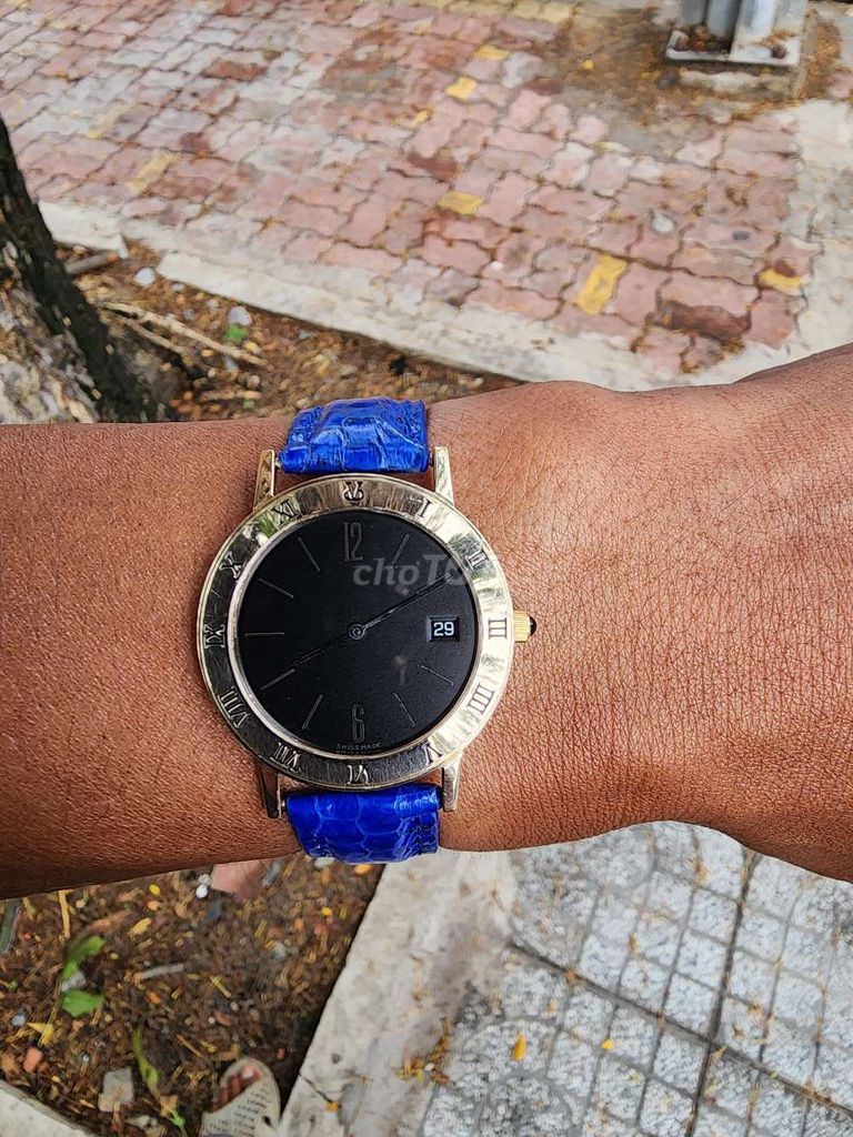 Đồng hồ Thụy Sĩ mod Da rắn biển Vàng Xanh. Mua bán Đồng hồ tại Huyện Đất Đỏ Bà Rịa - Vũng Tàu được đăng bởi Nguyễn duy học hình 1