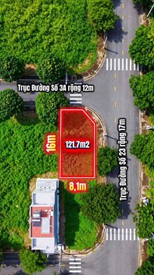 Plot of land 121.7 m² · Đường Lê Văn Lương