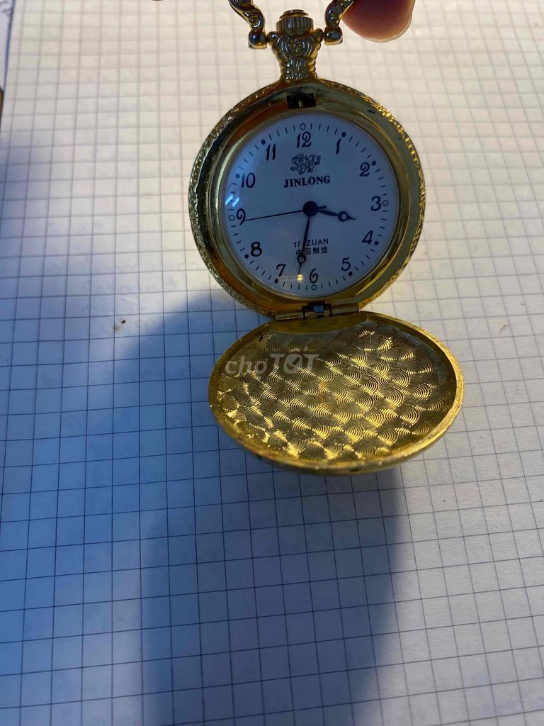 Đồng hồ quả quýt JINLONG Vàng. Mua bán Đồ sưu tầm, đồ cổ tại Quận Ba Đình Hà Nội được đăng bởi Nguyễn Anh  hình 1