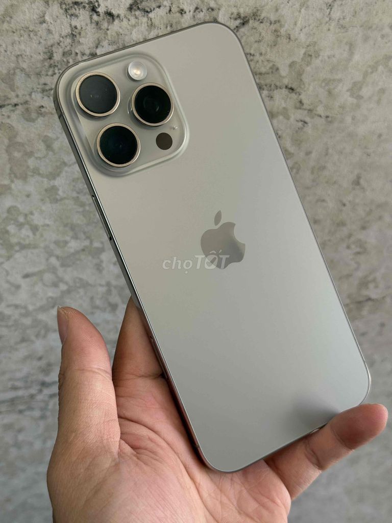 Iphone 16 pro max titan 256gb lock kèm sim ghép gắ